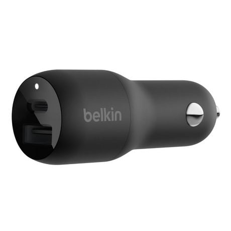 Belkin Dual Car Charger with PPS, Dual USB-C and A Car Charger