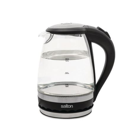 Salton Cordless Electric Glass Kettle 1.5 L/Qt, GK1831 | Walmart Canada