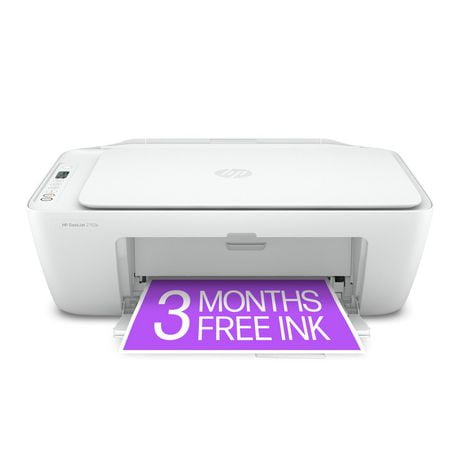 Imprimante tout-en-un HP DeskJet 2752e avec 3 mois d'encre gratuite via HP Plus