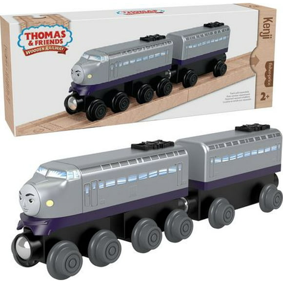 Thomas et ses amis Bois Locomotive Kenji, wagon de charbon