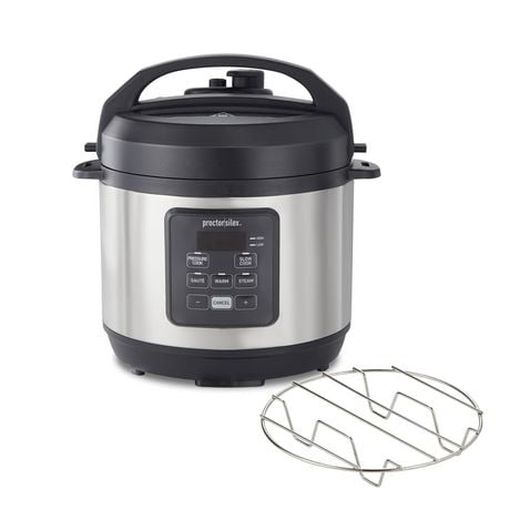 Proctor Silex 3 Quart Pressure Cooker 34503, Nonstick Pot