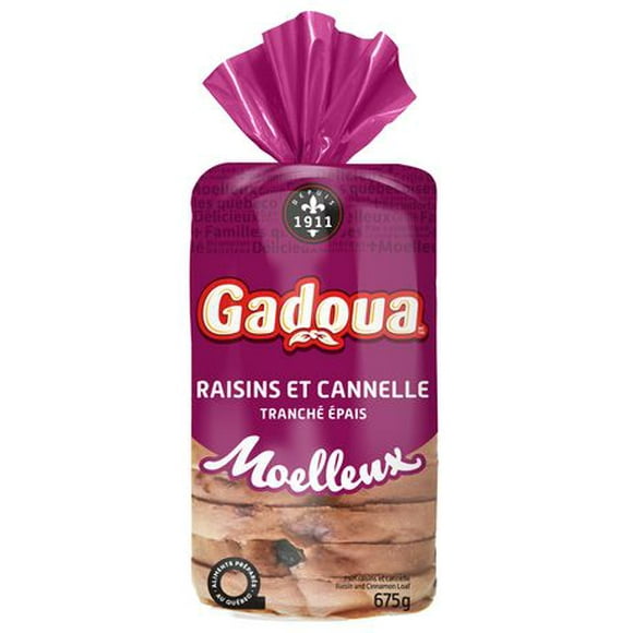 Gadoua Pain Cannelle et Raisins 675g