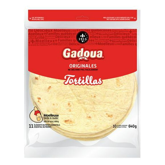 Gadoua Tortillas Nature 10" 640g