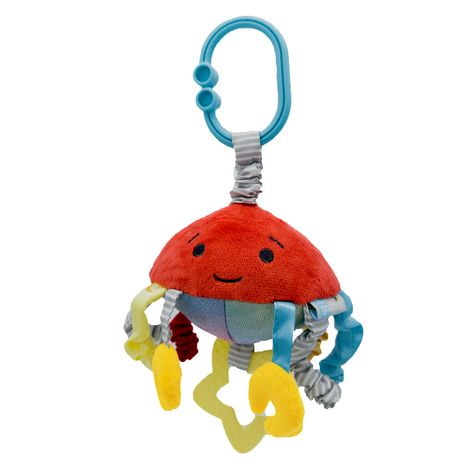 Sur le personnage de crabe jouet interactif attachable Goldbug GB Crabe Jouet