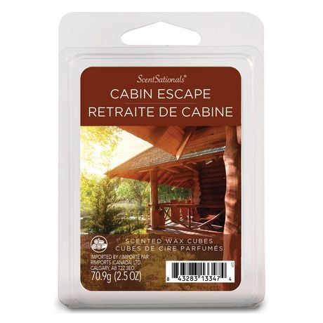 ScentSationals Scented Wax Cubes - Cabin Escape, 2.5 oz (70.9 g)