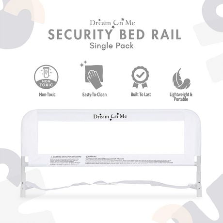 Dream On Me Mesh Security Bed Rail