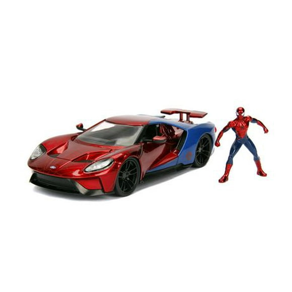 Jada Toys Marvel - Spiderman - 2017 Ford GT w/ Spiderman Fig