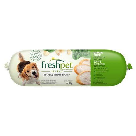 Freshpet Select Grain Free Tender Chicken Dog Food, 680 g