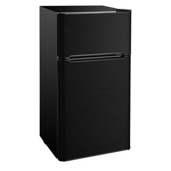 Réfrigérateur à 2 portes RCA de 4,5 pieds cube - Acier inoxydable noir