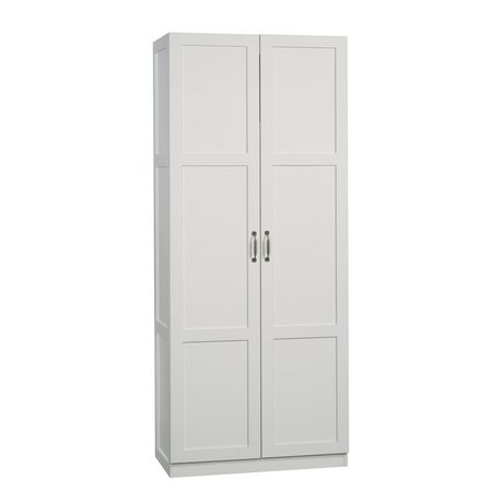 Sauder Select Storage Cabinet White, Sauder Storage Cabinets With Doors And Shelves