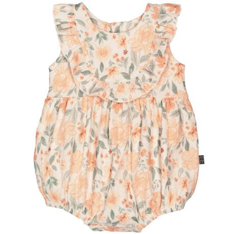 Modern Moments by Gerber - Bubble Romper - Floral, Sizes: 0-3M to 24M