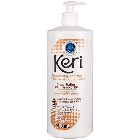 Keri Shea Butter 900mL, 3 Essential moisturizers.