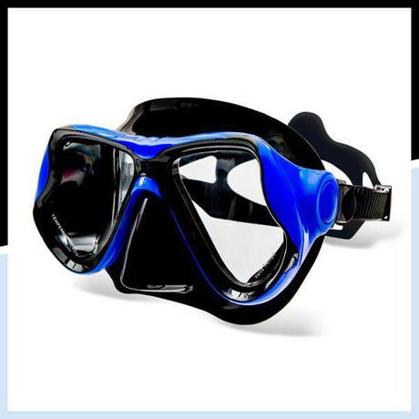 Dolfino Pro Theos Adult Dive Swim Mask - Blue