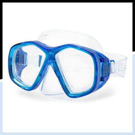 Masque de plongée Dolfino Pro Makena pour adulte - Bleu