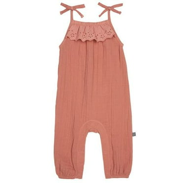 Modern Moments by Gerber - Long Leg Romper - Pink, Sizes: 0-3M to 24M
