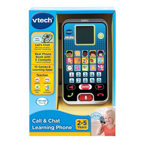 Vtech Call Chat Learning Phone English Version Walmart Canada