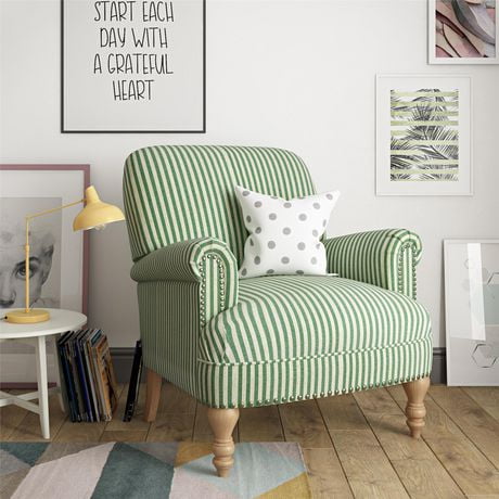 living accent armchairs dorel jaya stripe chair chairs