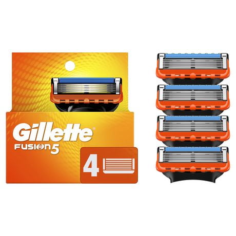 Gillette Fusion5 Razor Refills for Men, 4 Blade Refills
