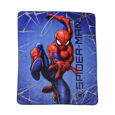 Couverture Spiderman en tricot micro Rachel 60 x 80 po, polyester