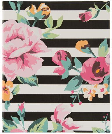 Pinnacle Frames 4-up Floral Stripes Photo Album | Walmart Canada