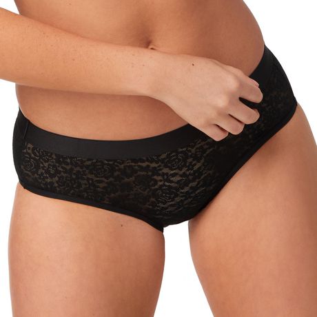 Maidenform Tanga Pack, Back Underwear, Cheeky Lace Panties for Women,  3-Pack, Black/Black/Black, Small : : Clothing, Shoes & Accessories