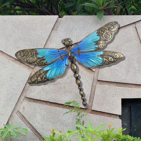 Hometrends Dragonfly Wall Art, Dragonfly Wall Art Outdoor