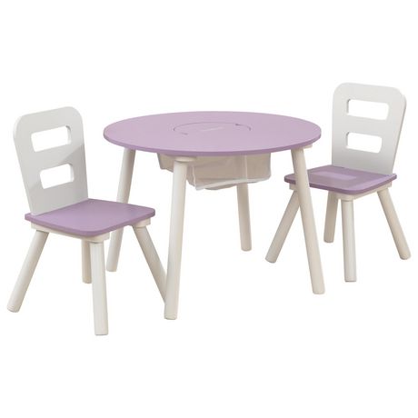 Kidkraft Round Storage Table 2 Chair, Kidkraft Round Table And Chairs White