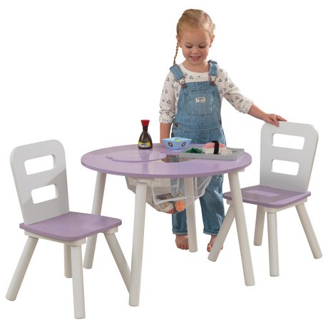 kidkraft round storage table