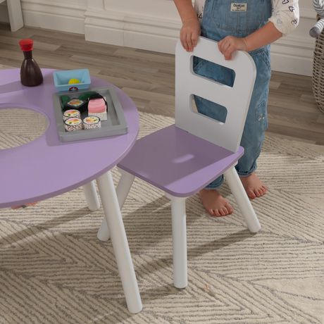 kidkraft round storage table