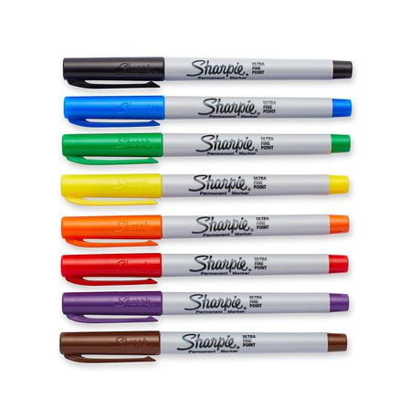 Sharpie Ultra Fine Permanent Markers, Assorted, 8-Pack | Walmart Canada