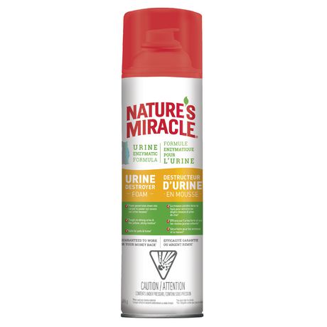 Nature S Miracle Destructeur D Urine En Mousse Pour Chat 496g Walmart Canada