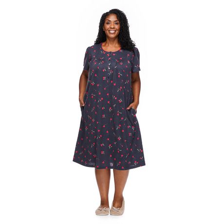 Penmans Plus Women's Flutter Sleeve Nightgown - Walmart.ca