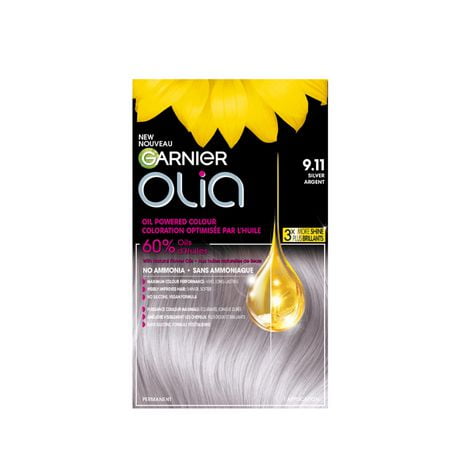 Coloration permanente optimisée par l'huile pour les cheveux sans ammoniaque Olia de Garnier, 1 unité 1 unité