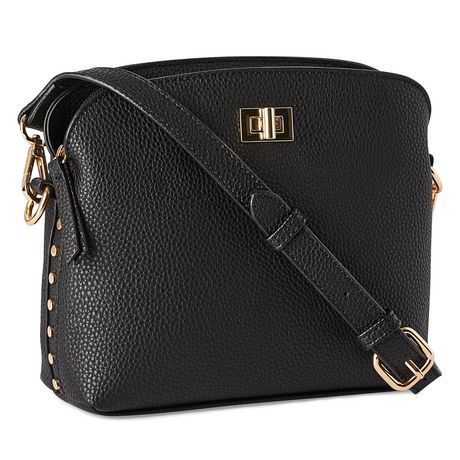 VONKY Carry Essentials In Style With Black Brown Pu Leather Cross