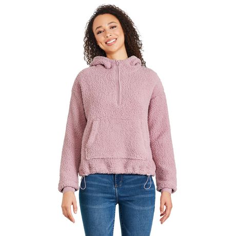 George Women's Half-Zip Sherpa Popover | Walmart Canada