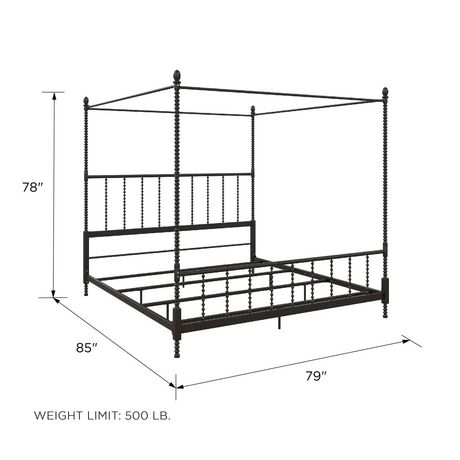 Jenny Lind Metal Canopy Bed | Walmart Canada