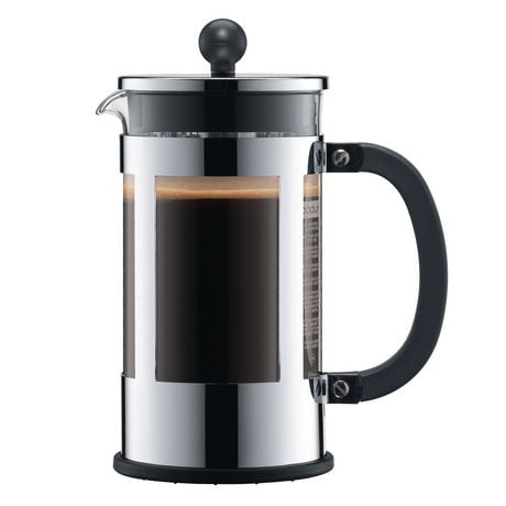 Bodum Kenya French Press, Stainless Steel, 8 Cup, 1.0L, 34oz