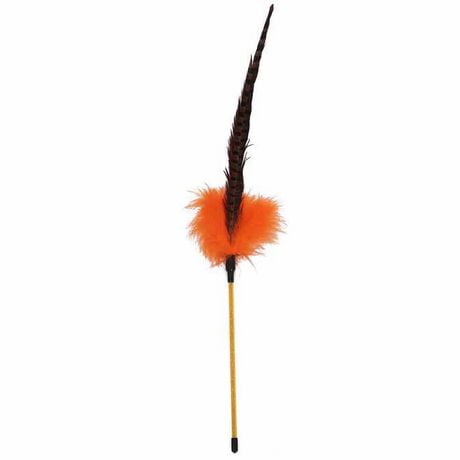 Petpals Group Pheasant Wand Feather Cat toy