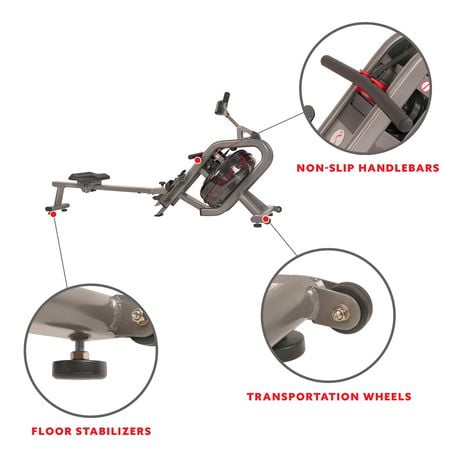 sunny phantom hydro rowing machine review