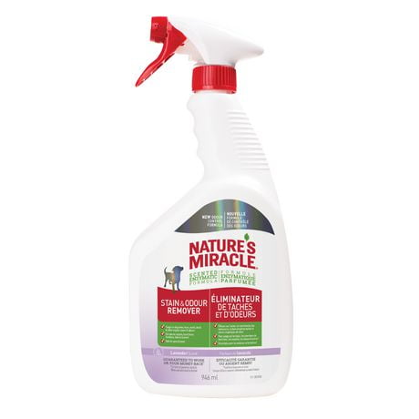 Nature’s Miracle Stain and Odour Remover with Lavender Scent for Dogs, 946ml