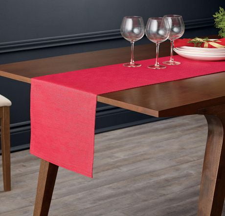 Holiday Time Red Table Runner | Walmart Canada