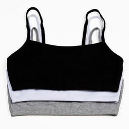 Teen Girls' Sports Bra Racerback Straps & Soft Elastic Waistband Cotton &  Spandex for 10 to 16 Years Size 16 Girls Underwear (Green, L 62.5-77.5kg)