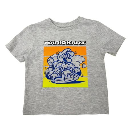 T-shirt à manches courtes Mariokart Mario Drifter pour tout-petits garçons