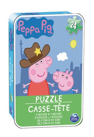 Puzzle On The Go Peppa Pig 24 Piece Puzzle New In Resealable Bag 
