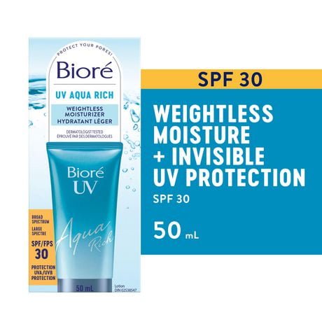 Bioré UV Aqua Rich Weightless Moisturizer - SPF 30 | 50mL, SPF 30 | 50mL