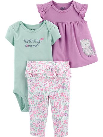 Child of Mine made by Carter's Infant Girls' 3-piece Set -Mommy ...