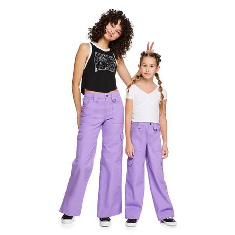 My Sister's Closet Girls' D-Ring Utility Cargo Pant, Sizes 7-18
