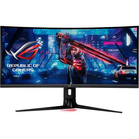 ASUS ROG Strix 34” XG349C UWQHD 3440 x 1440 180Hz 1ms Ultra-wide Gaming ...