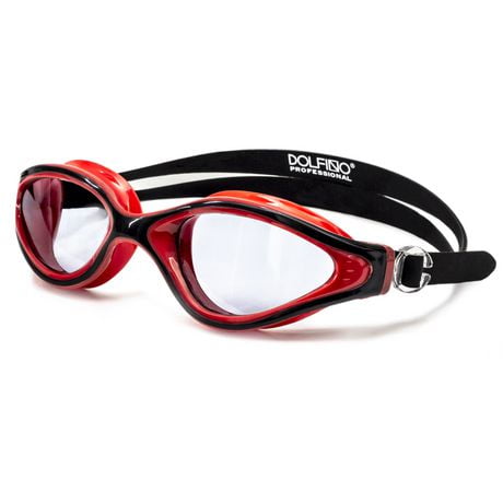 Dolfino Pro Performa Adult Swim Goggle - Red/Black | Walmart Canada