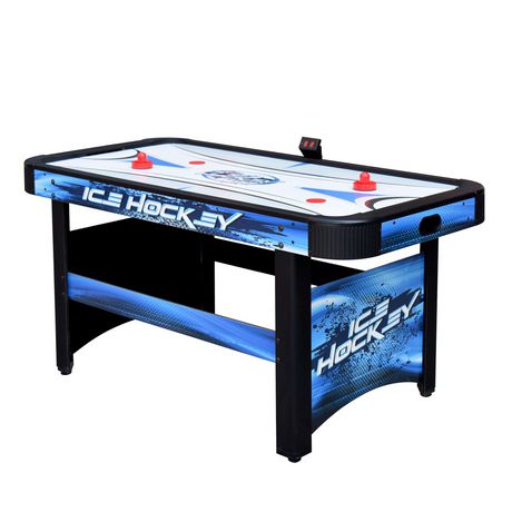 Hathaway Games Face-Off 5 Ft. Air Hockey Table W/ Electronic Scoring Blue
